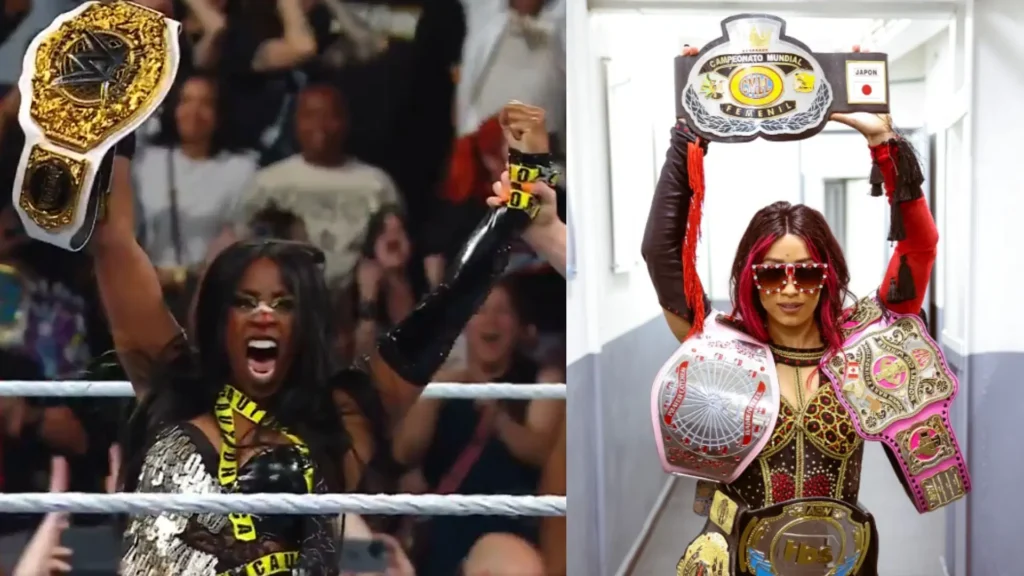 “Now please return to WWE and join her” – Fans erupt after Mercedes Mone reacts to Naomi’s Women’s World Title win at Evolution 2025