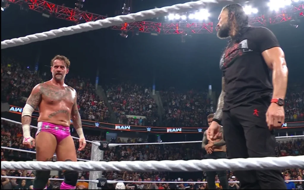 CM Punk sends Roman Reigns a subtle message after WWE RAW goes off the air