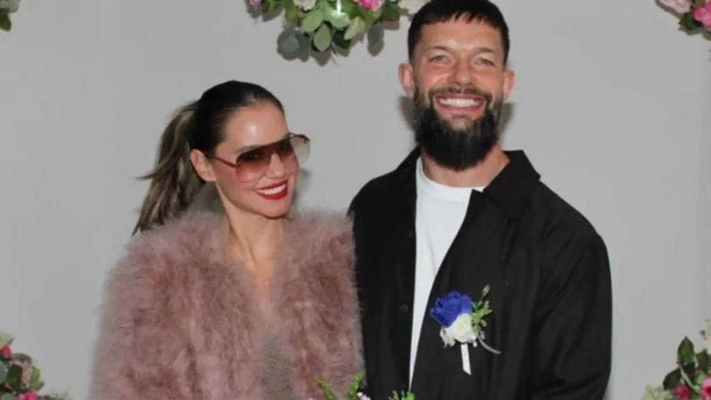 Celebrations for Finn Balor and his wife Vero Rodriguez!