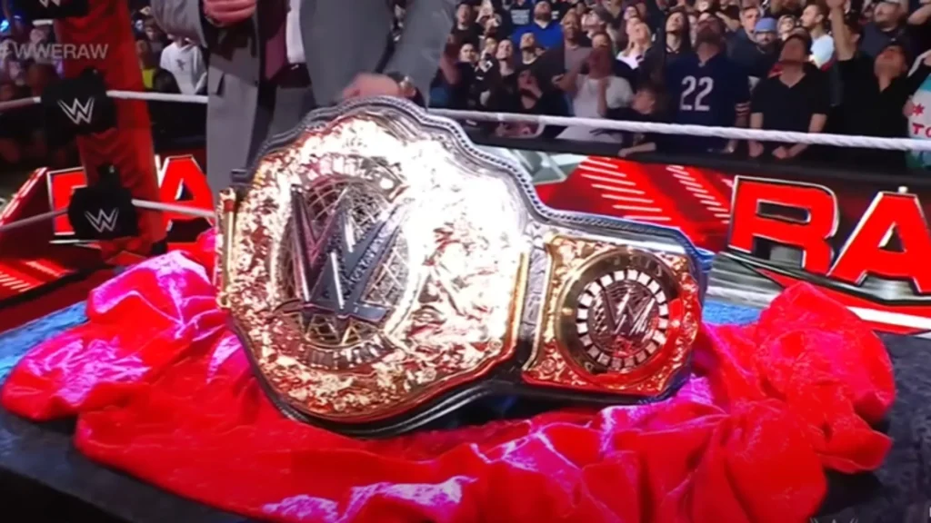 WWE officially introduces a brand new championship belt before Clash in Paris