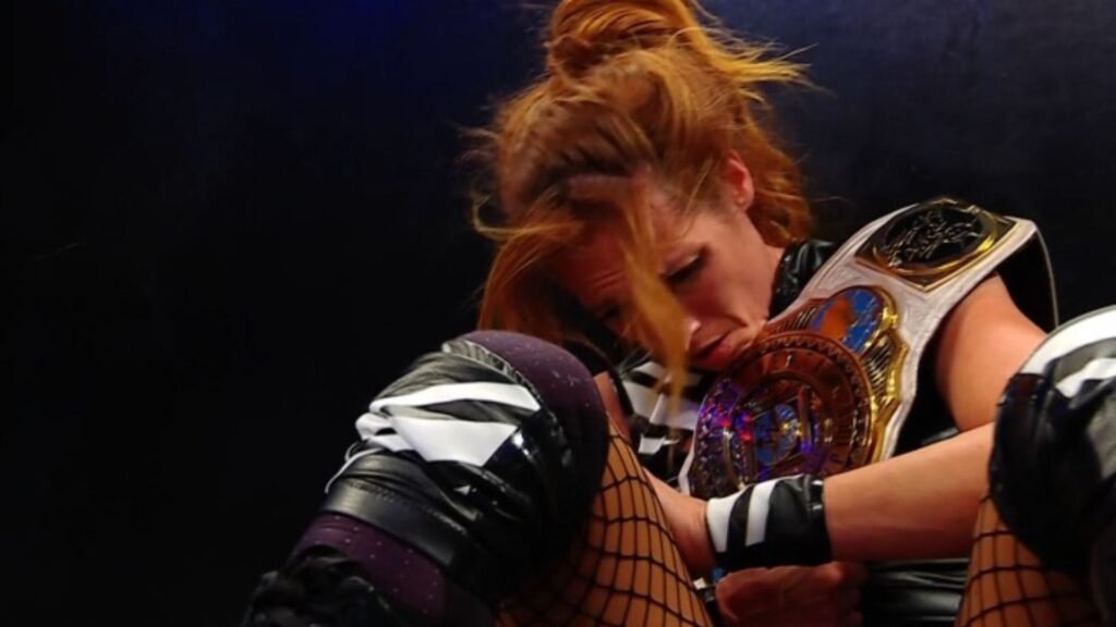 Becky Lynch made an unfortunate mistake at WWE Clash in Paris and it was caught on camera