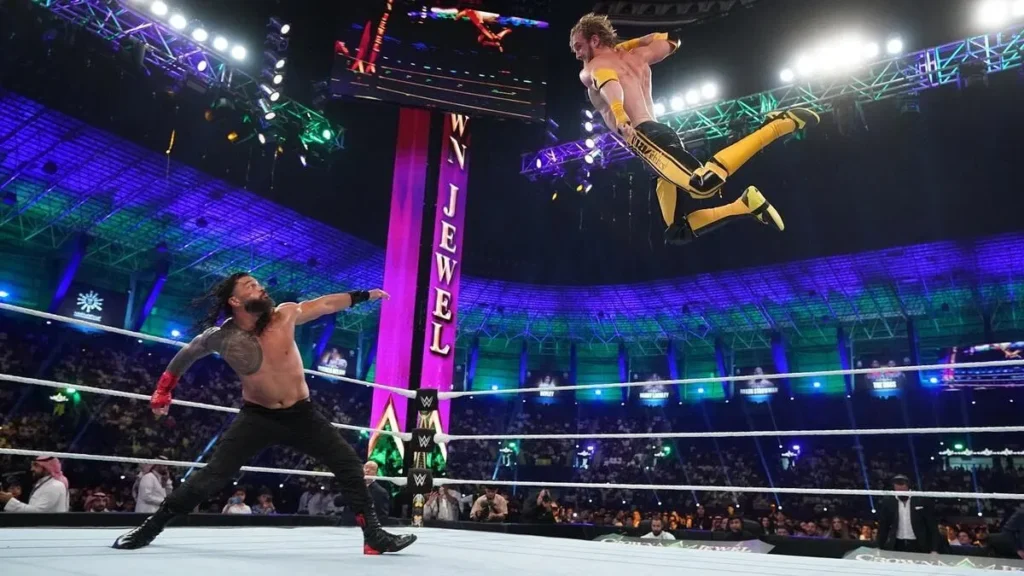 Logan Paul addresses WWE WrestleMania in Saudi Arabia; discusses Roman Reigns classic