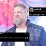 “CENA vs EDGE one last time incoming,” “God let this happen” – Fans erupt after Adam Copeland walks away from AEW