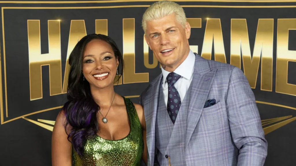 Congratulations to WWE’s Cody Rhodes and Brandi!