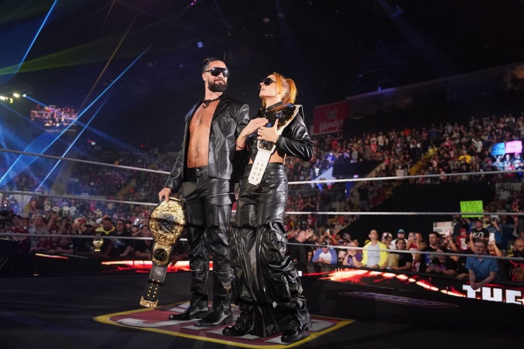 Seth Rollins ignores Becky Lynch backstage on WWE RAW