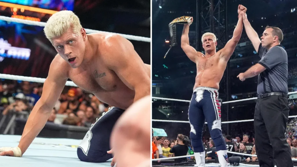 Cody Rhodes uses “illegal” means to retain WWE Championship