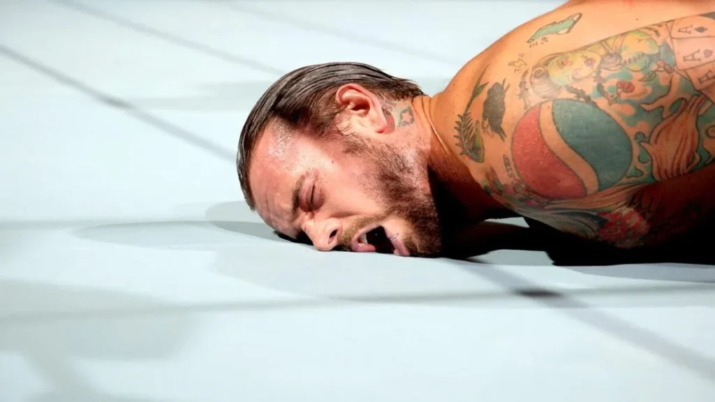 VIDEO: CM Punk rolls to the back after awkward in-ring moment