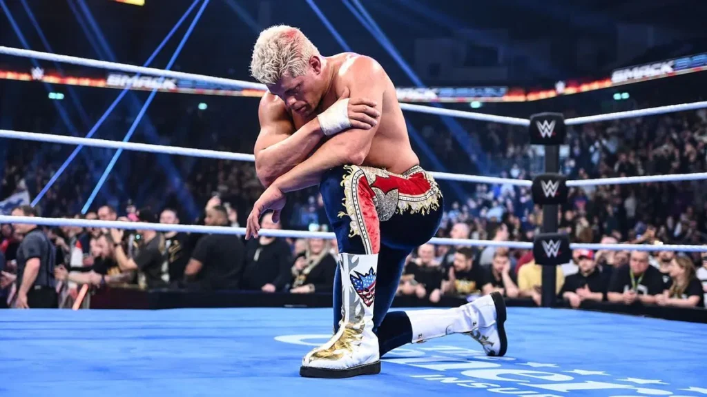 UNSEEN: Heartbreaking footage of Cody Rhodes’ reaction to Undisputed WWE Title loss